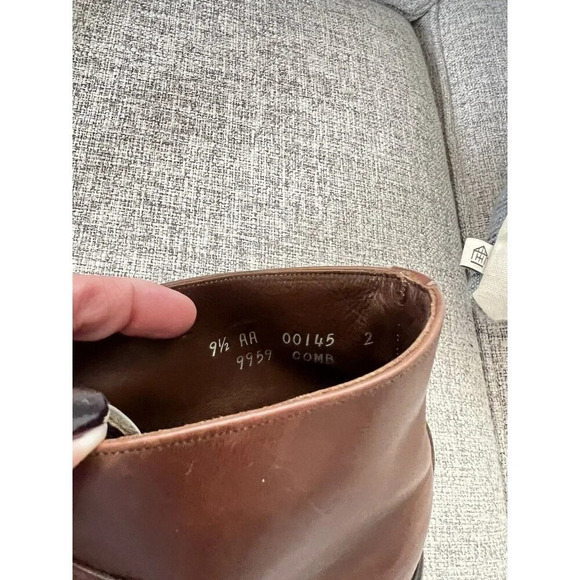 Allen Edmonds Ostendo St. George Ankle Strap Boots Men\'s sz 9.5 AA Narrow main image 7
